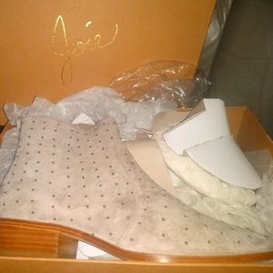 Joie Lacole Studded Suede Booties